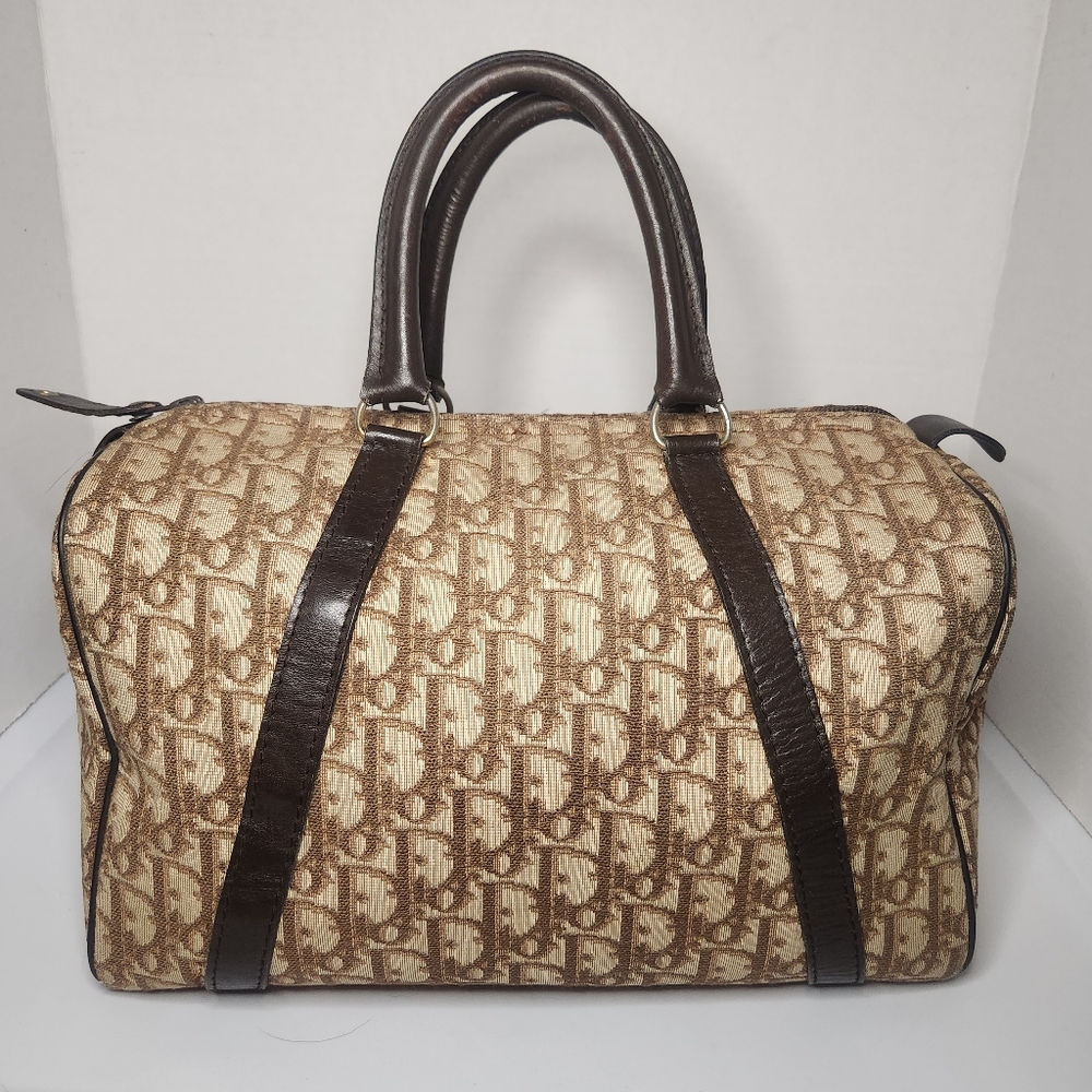 Vintage Dior Trotter Boston Bag‎ 💯 Authentic